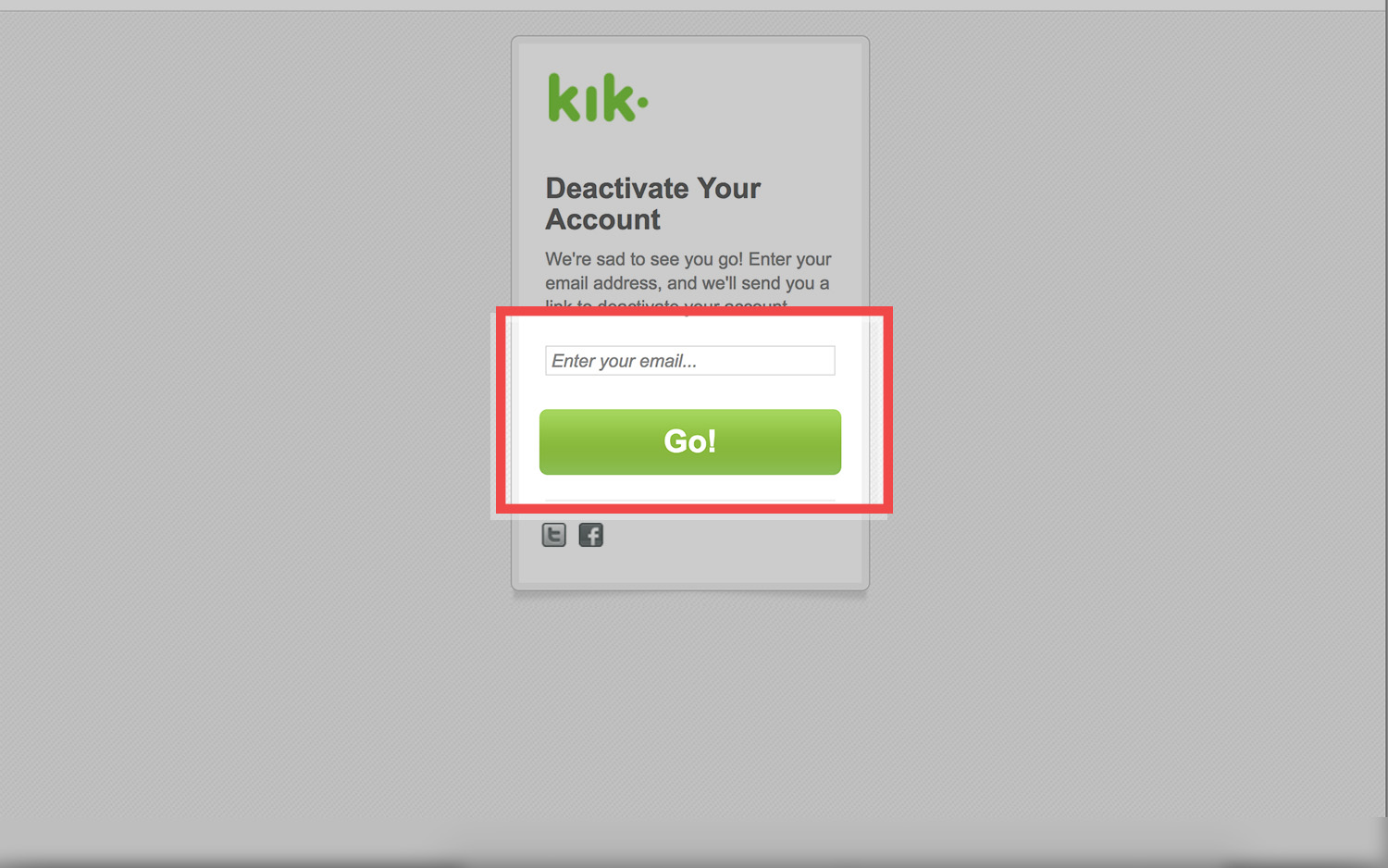 How To Deactivate Your Kik Account